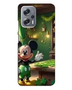 Чехол для Xiaomi Redmi Note 12 Pro Plus с картинкой «Микки в мастерской»