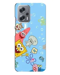 Чехол для Xiaomi Redmi Note 12 Pro Plus с картинкой «Веселые пузырьки»