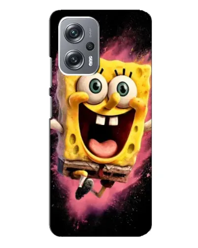 Чехол для Xiaomi Redmi Note 12 Pro Plus с картинкой «Взрывной Спанч Боб»