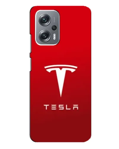 Чехол для Xiaomi Redmi Note 12 Pro Plus с картинкой «Tesla Red Classic»