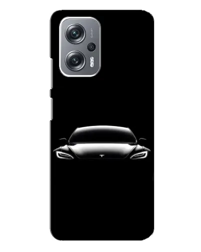 Чехол для Xiaomi Redmi Note 12 Pro Plus с картинкой «Фары Tesla Night»