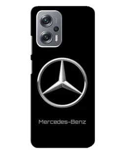 Чехол для Xiaomi Redmi Note 12 Pro Plus с картинкой «Mercedes Silver Logo»