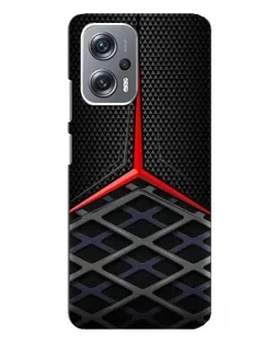 Чехол для Xiaomi Redmi Note 12 Pro Plus с картинкой «Mercedes Carbon Grid»