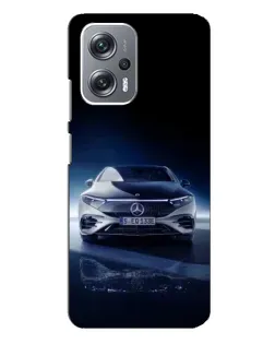 Чехол для Xiaomi Redmi Note 12 Pro Plus с картинкой «Ночной Mercedes EQ»