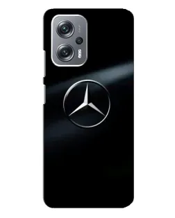 Чохол для Xiaomi Redmi Note 12 Pro Plus з картинкою «Mercedes на металі»
