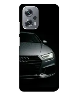 Чехол для Xiaomi Redmi Note 12 Pro Plus с картинкой «Audi — детализация кузова»
