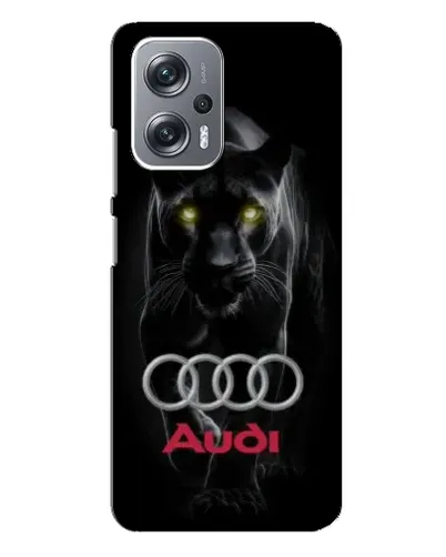 Чехол для Xiaomi Redmi Note 12 Pro Plus с картинкой «Пантера и Audi»