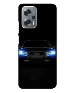 Чехол для Xiaomi Redmi Note 12 Pro Plus с картинкой «Audi в неоне»