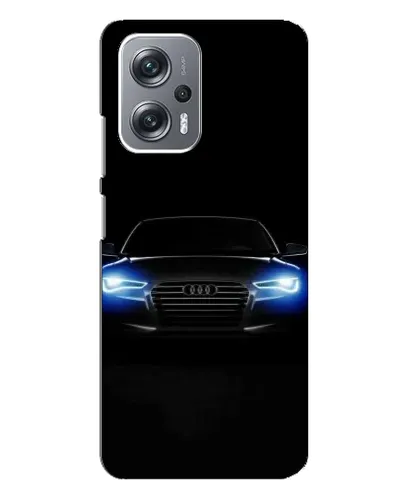 Чехол для Xiaomi Redmi Note 12 Pro Plus с картинкой «Audi в неоне»