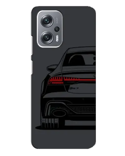 Чехол для Xiaomi Redmi Note 12 Pro Plus с картинкой «Задняя часть Audi — арт»