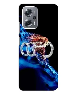 Чехол для Xiaomi Redmi Note 12 Pro Plus с картинкой «Энергия лого Audi»