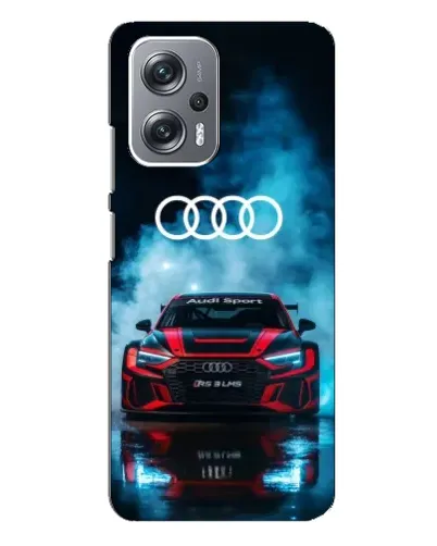 Чехол для Xiaomi Redmi Note 12 Pro Plus с картинкой «Audi Sport — неон»