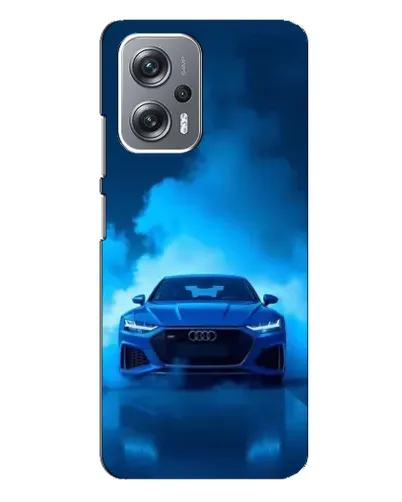 Чехол для Xiaomi Redmi Note 12 Pro Plus с картинкой «Audi — голубая энергия»