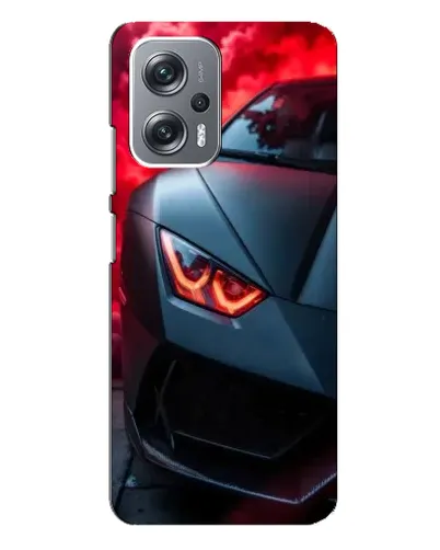 Чехол для Xiaomi Redmi Note 12 Pro Plus с картинкой «Lamborghini красное сияние»