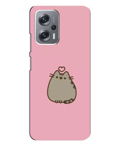 Чехол для Xiaomi Redmi Note 12 Pro Plus с картинкой «Pusheen сердце»