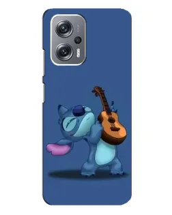 Чехол для Xiaomi Redmi Note 12 Pro Plus с картинкой «Стич с укулеле»