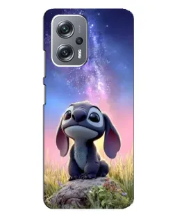 Чехол для Xiaomi Redmi Note 12 Pro Plus с картинкой «Стич на рассвете»