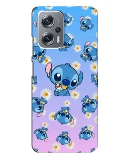 Чехол для Xiaomi Redmi Note 12 Pro Plus с картинкой «Паттерн со Стичем»