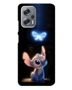 Чехол для Xiaomi Redmi Note 12 Pro Plus с картинкой «Сияющий Стич»