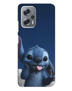 Чехол для Xiaomi Redmi Note 12 Pro Plus с картинкой «Стич в облаках»