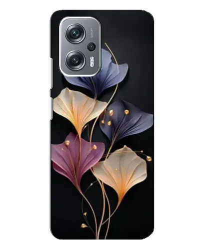 Чехол для Xiaomi Redmi Note 12 Pro Plus с картинкой «Лиловые цветы грации»