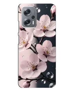 Чехол для Xiaomi Redmi Note 12 Pro Plus с картинкой «Нежная сакура и капли» Чехол для Xiaomi Redmi Note 12 Pro Plus с картинкой «Нежная сакура и капли»