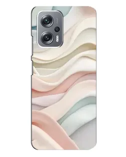 Чехол для Xiaomi Redmi Note 12 Pro Plus с картинкой «Пастельные нежные волны»