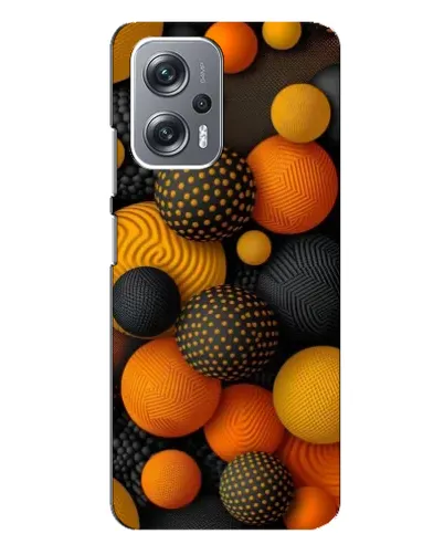 Чехол для Xiaomi Redmi Note 12 Pro Plus с картинкой «Объемные оранжевые сферы» Чехол для Xiaomi Redmi Note 12 Pro Plus с картинкой «Объемные оранжевые сферы»