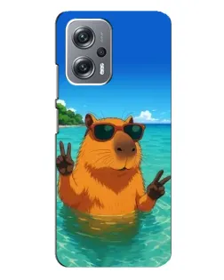 Чехол для Xiaomi Redmi Note 12 Pro Plus с картинкой «Морская капибара» Чехол для Xiaomi Redmi Note 12 Pro Plus с картинкой «Морская капибара»