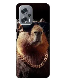 Чехол для Xiaomi Redmi Note 12 Pro Plus с картинкой «Капибара золотая цепь» Чехол для Xiaomi Redmi Note 12 Pro Plus с картинкой «Капибара золотая цепь»