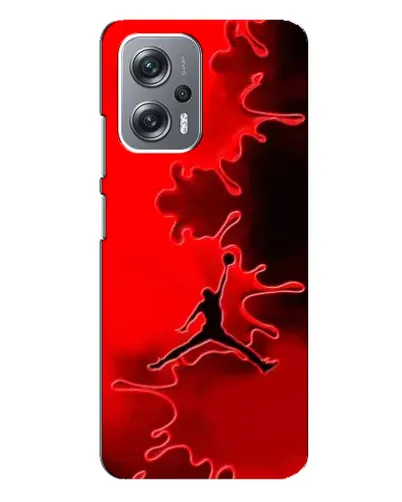 Чехол для Xiaomi Redmi Note 12 Pro (5g) с картинкой «Jordan Red Smoke»