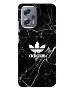 Чехол для Xiaomi Redmi Note 12 Pro (5g) с картинкой «Белый мрамор Adidas»