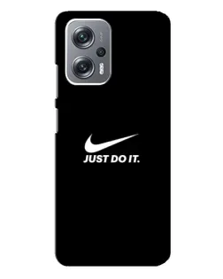 Чехол для Xiaomi Redmi Note 12 Pro (5g) с картинкой «Минимализм от Nike»