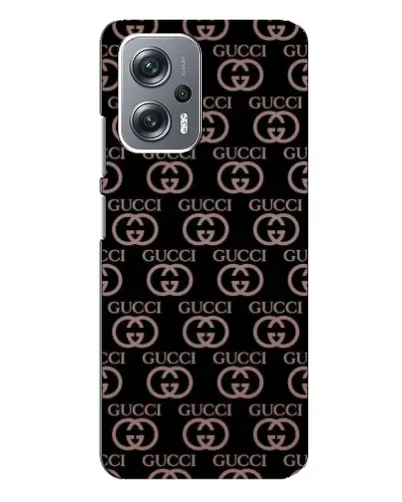 Чехол для Xiaomi Redmi Note 12 Pro (5g) с картинкой «Классическая монограмма Gucci»