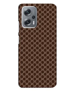 Чохол для Xiaomi Redmi Note 12 Pro (5g) з картинкою «Gucci — шоколадна сітка» Чохол для Xiaomi Redmi Note 12 Pro (5g) з картинкою «Gucci — шоколадна сітка»