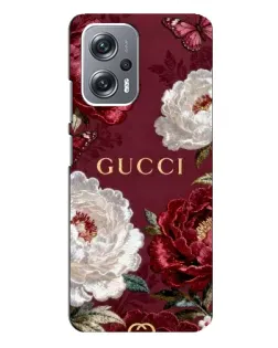 Чохол для Xiaomi Redmi Note 12 Pro (5g) з картинкою «Gucci — бордові троянди» Чохол для Xiaomi Redmi Note 12 Pro (5g) з картинкою «Gucci — бордові троянди»