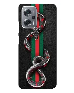 Чохол для Xiaomi Redmi Note 12 Pro (5g) з картинкою «Gucci — змія на смузі» Чохол для Xiaomi Redmi Note 12 Pro (5g) з картинкою «Gucci — змія на смузі»