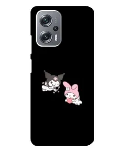 Чехол для Xiaomi Redmi Note 12 Pro (5g) с картинкой «My Melody и Kuromi» Чехол для Xiaomi Redmi Note 12 Pro (5g) с картинкой «My Melody и Kuromi»
