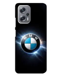 Чехол для Xiaomi Redmi Note 12 Pro (5g) с картинкой «BMW — неоновое сияние»