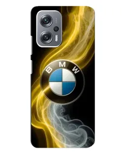 Чехол для Xiaomi Redmi Note 12 Pro (5g) с картинкой «Золотистый дым BMW»