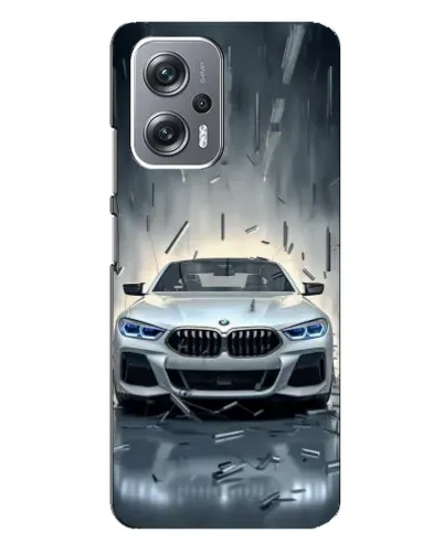 Чехол для Xiaomi Redmi Note 12 Pro (5g) с картинкой «BMW в свете фар»