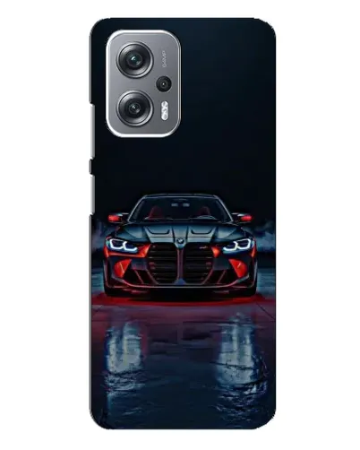 Чехол для Xiaomi Redmi Note 12 Pro (5g) с картинкой «BMW на мокрой дороге»