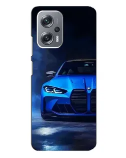 Чехол для Xiaomi Redmi Note 12 Pro (5g) с картинкой «Голубая BMW M4»