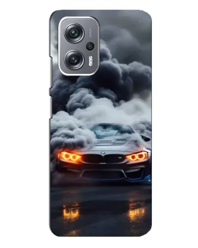 Чехол для Xiaomi Redmi Note 12 Pro (5g) с картинкой «BMW в дыму»
