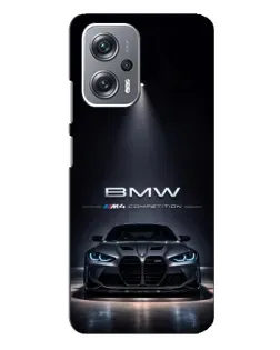 Чехол для Xiaomi Redmi Note 12 Pro (5g) с картинкой «BMW сквозь ночной город»