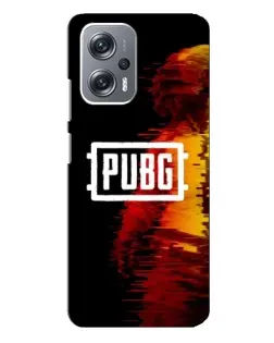 Чохол для Xiaomi Redmi Note 12 Pro (5g) з картинкою «Яскравий логотип PUBG»