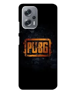 Чехол для Xiaomi Redmi Note 12 Pro (5g) с картинкой «PUBG — золотой логотип»