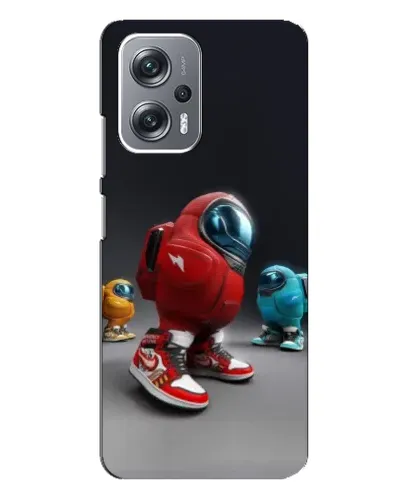 Чехол для Xiaomi Redmi Note 12 Pro (5g) с картинкой «Among Us — 3D стиль»