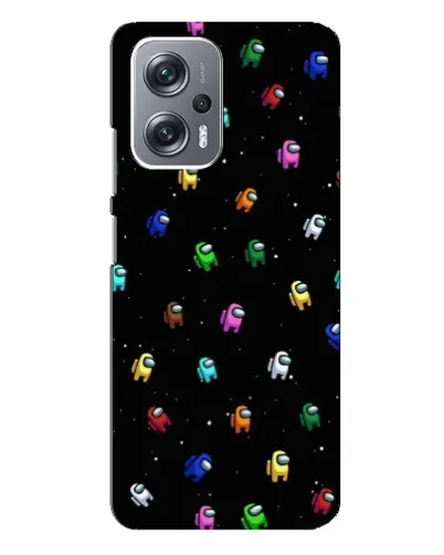 Чехол для Xiaomi Redmi Note 12 Pro (5g) с картинкой «Экипаж Among Us»