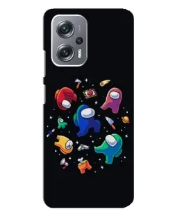 Чехол для Xiaomi Redmi Note 12 Pro (5g) с картинкой «Among Us космос»